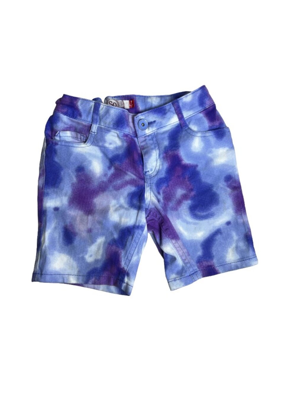 SO Heritage Tie Dye Denim Shorts Purple Size 7